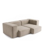 Sofa Noma Duo Velour Feather Gray