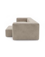 Sofa Noma Duo Velour Feather Gray