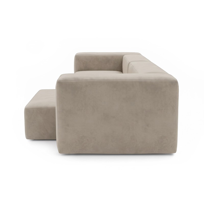 Sofa Noma Duo Velour Feather Gray