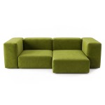 Sofa Noma Duo 220x130 Velour Forest Green