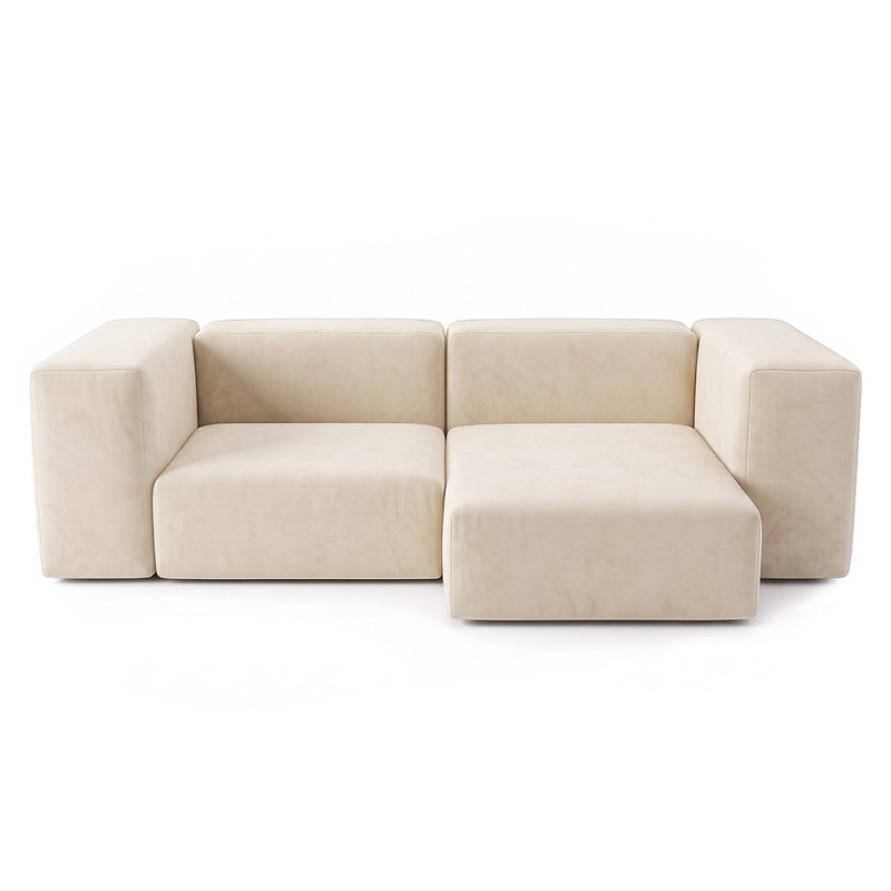 Sofa Noma Duo Velour French Vanilly