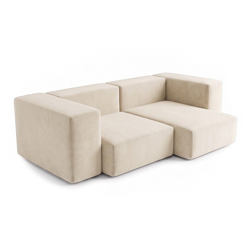 Sofa Noma Duo Velour French Vanilly