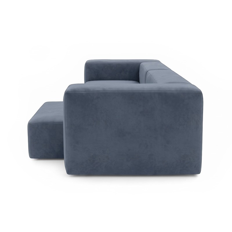 Sofa Noma Duo Velour Grey Violet