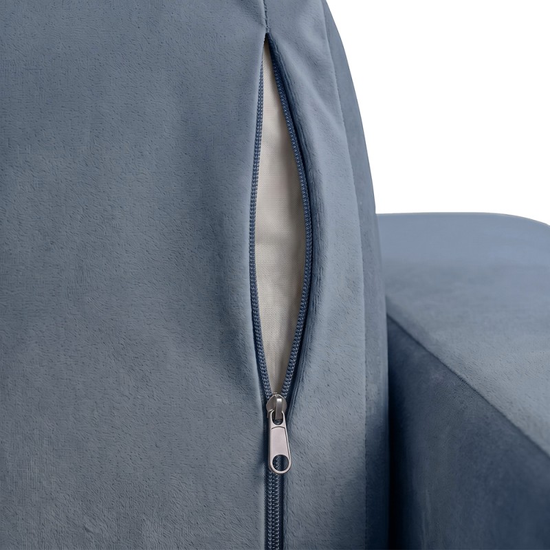 Sofa Noma Duo Velour Grey Violet