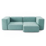 Sofa Noma Duo 220x130 Velour Lucite Green