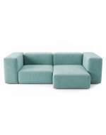 Sofa Noma Duo Velour Lucite Green