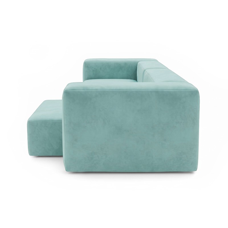 Sofa Noma Duo Velour Lucite Green