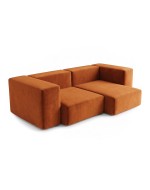 Sofa Noma Duo Velour Orange Ochre