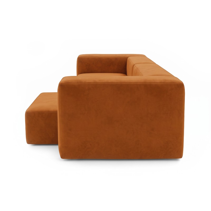 Sofa Noma Duo Velour Orange Ochre