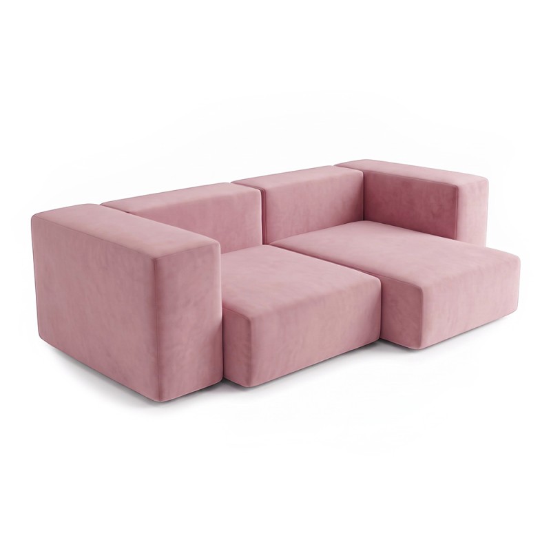 Sofa Noma Duo Velour Rose Ice