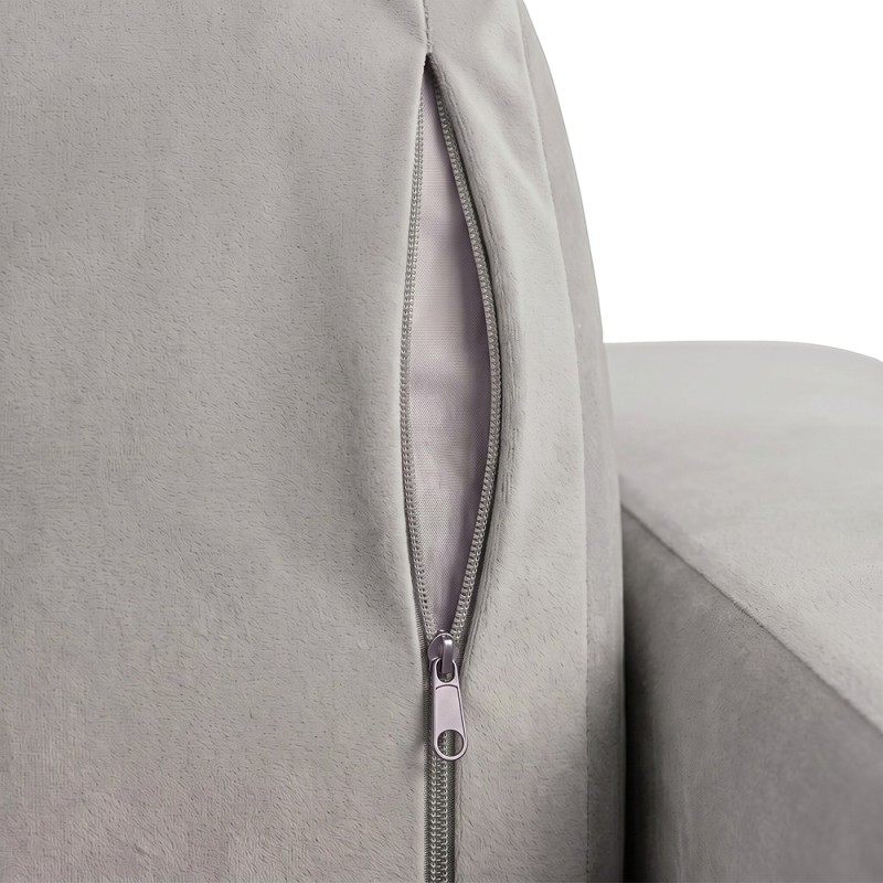 Sofa Noma Duo Velour Silver Poplar