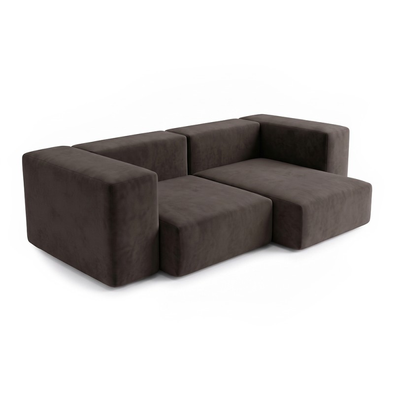 Sofa Noma Duo Velour Turkish Coffee