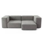 Sofa Noma Duo 220x130 Velour Walnut
