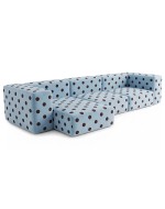 Sofa Noma Trio Dot Blue