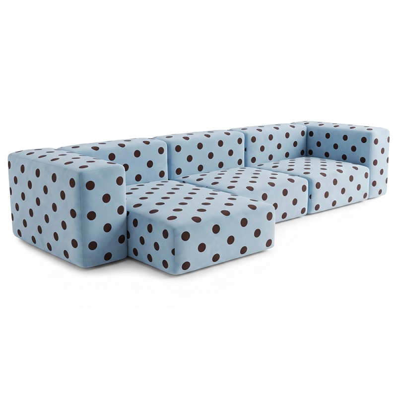 Sofa Noma Trio Dot Blue