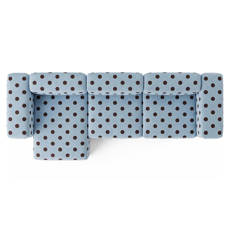 Sofa Noma Trio Dot Blue