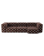 Sofa Noma Trio Dot Choco