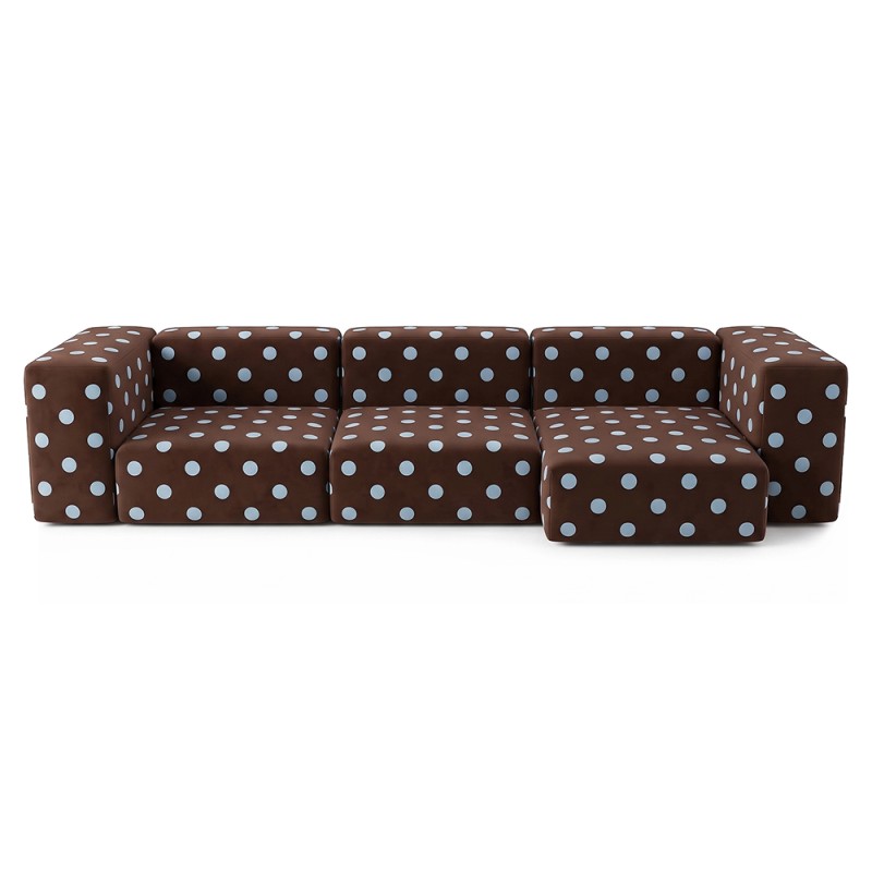 Sofa Noma Trio Dot Choco