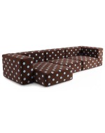 Sofa Noma Trio Dot Choco