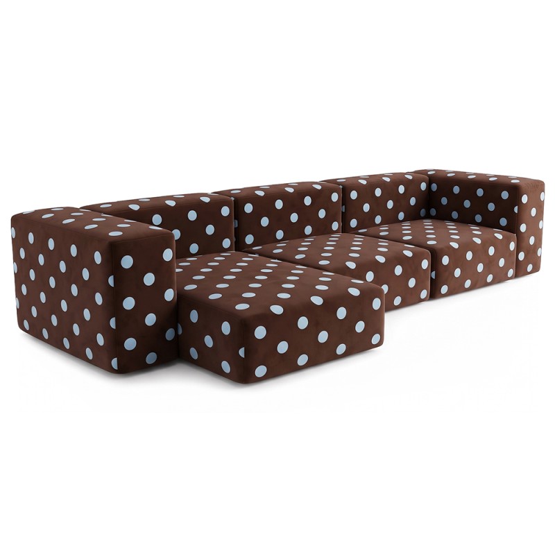Sofa Noma Trio Dot Choco