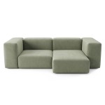 Sofa Noma Trio 300x130 Velour Dark Green