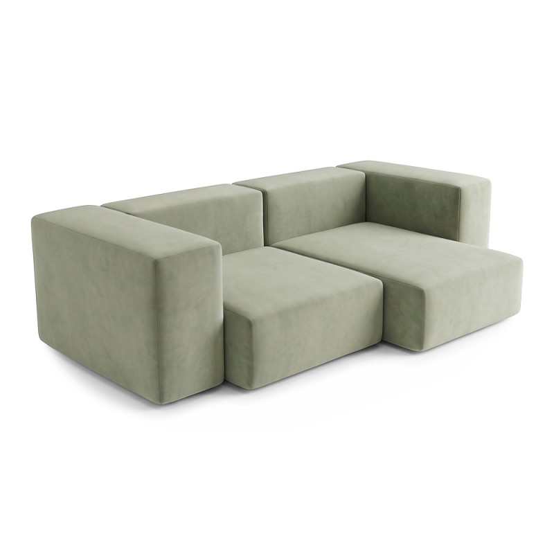 Sofa Noma Trio Velour Dark Green