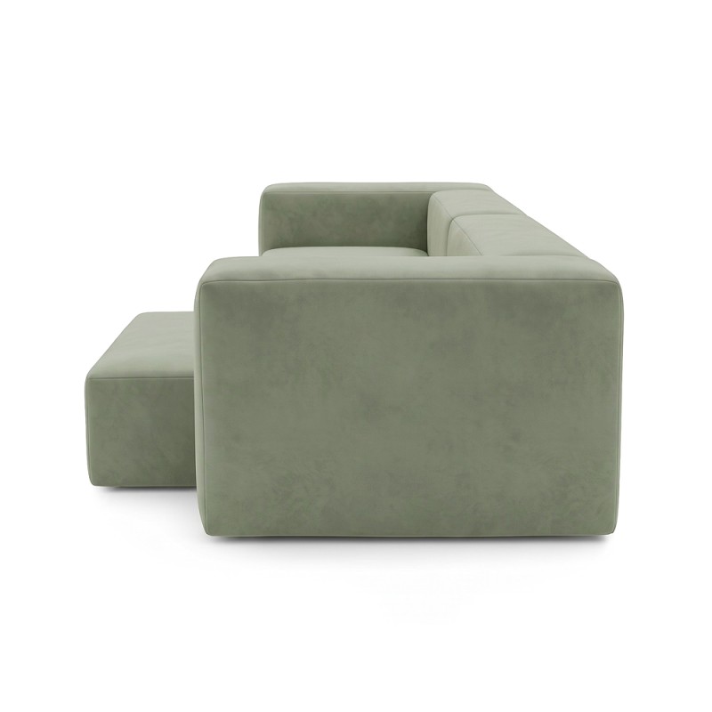 Sofa Noma Trio Velour Dark Green