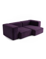 Sofa Noma Trio Velour Dark Purple
