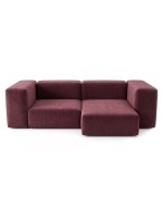 Sofa Noma Trio Velour Marsala