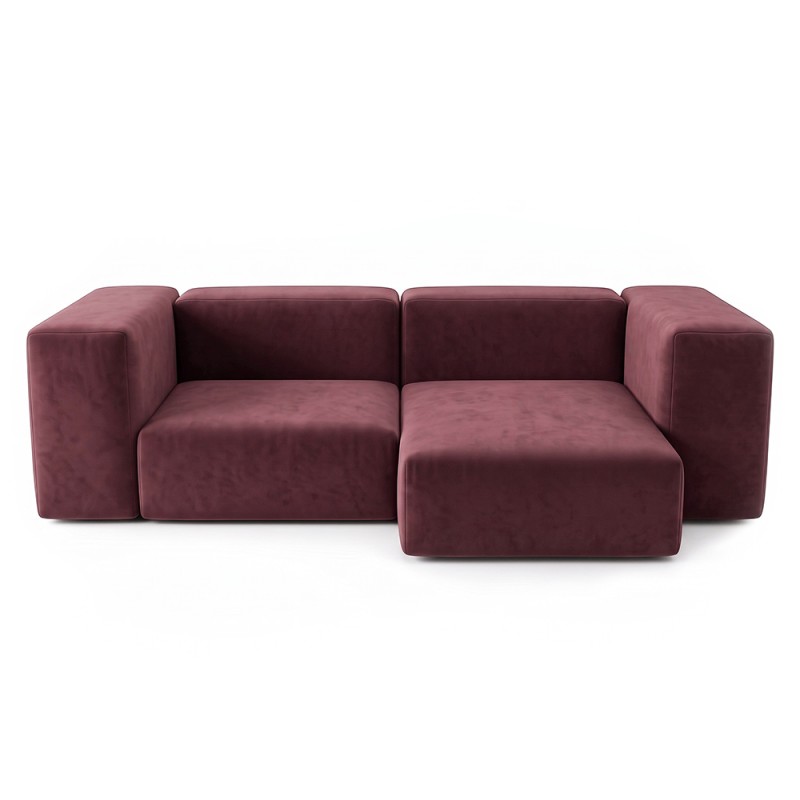Sofa Noma Trio Velour Marsala