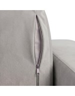 Sofa Noma Trio Velour Silver Poplar