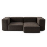 Sofa Noma Trio 300x130 Velour Turkish Coffee