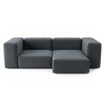 Sofa Noma Trio 300x130 Velour Volcanic Ash