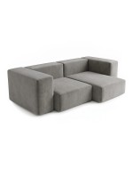 Sofa Noma Trio Velour Walnut
