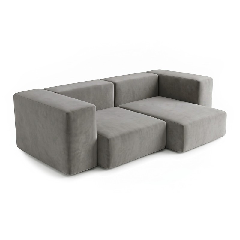 Sofa Noma Trio Velour Walnut