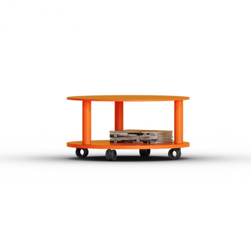 Coffee Table FORM001 M Orange Flame