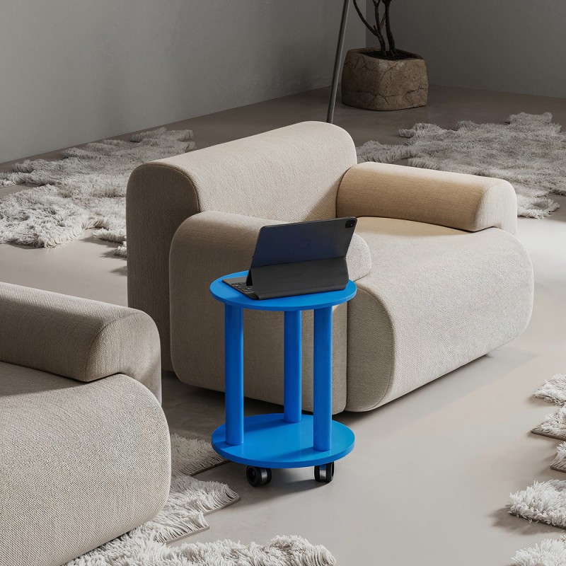 Coffee Table FORM001 S Steel Blue