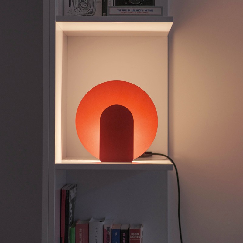 Table lamp Inactio Cherry Red