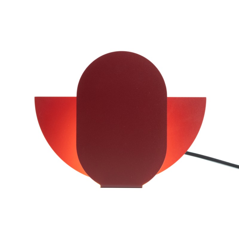 Table lamp Lunula Cherry Red