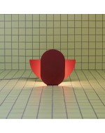 Table lamp Lunula Cherry Red