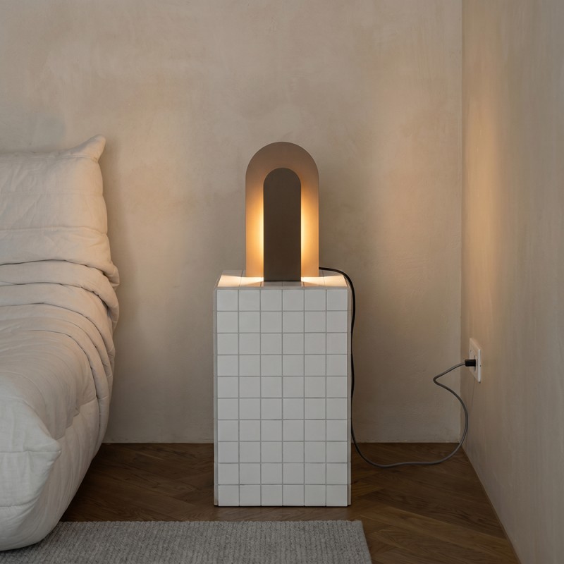 Table lamp Ortus Brown