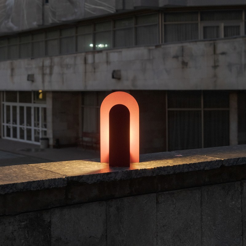 Table lamp Ortus Cherry Red
