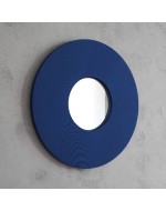 Textile mirror FORM 02 Cobalt Blue