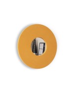 Textile mirror FORM 02 Mustard