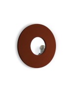 Textile mirror FORM 02 Terracotta