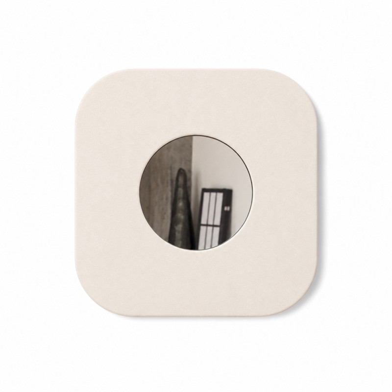 Textile mirror FORM 01 Beige