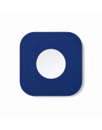 Textile mirror FORM 01 Cobalt Blue