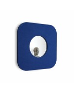 Textile mirror FORM 01 Cobalt Blue