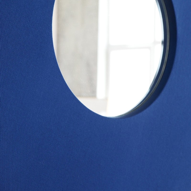 Textile mirror FORM 01 Cobalt Blue