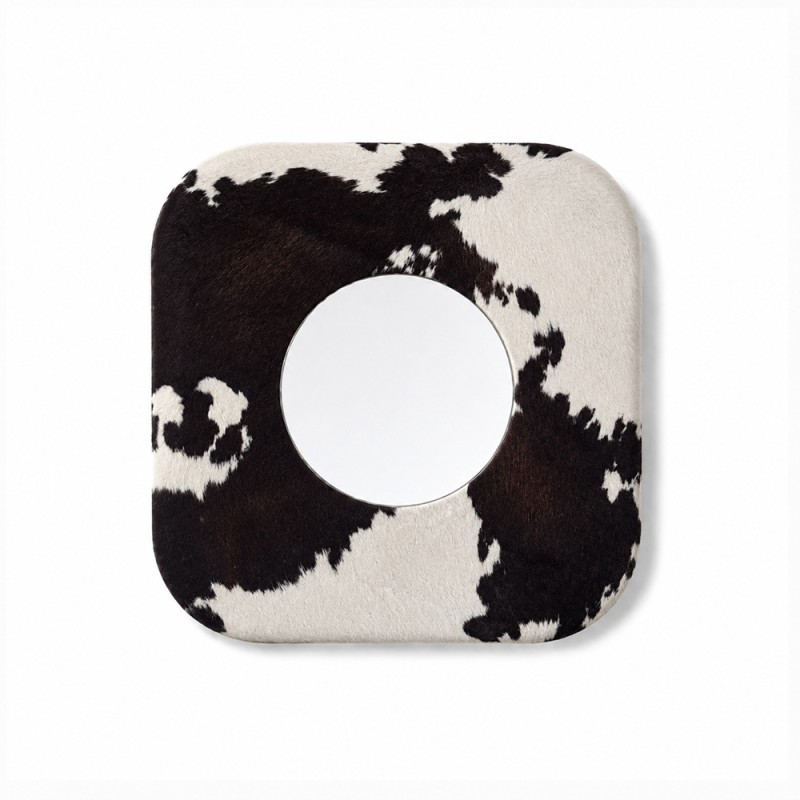 Textile mirror FORM 01 Cow